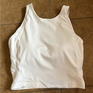 Lululemon White High Neck Align Tank NWOT